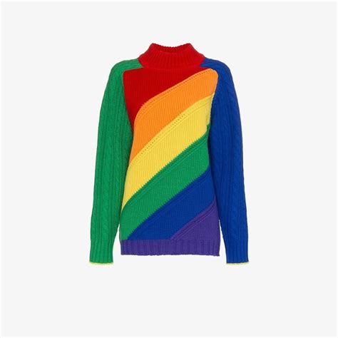 burberry jumper rainbow